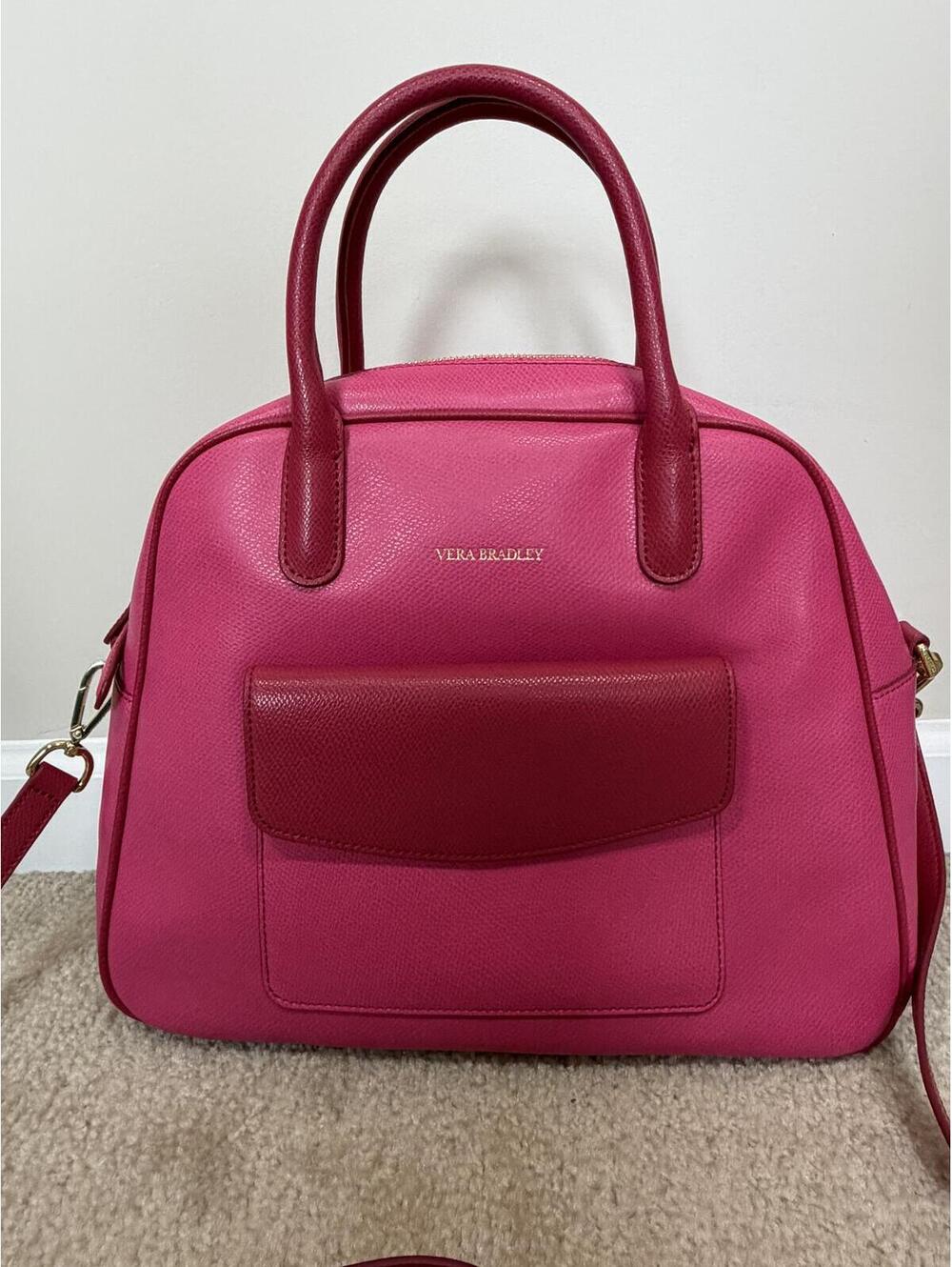 Vera Bradley NWT Bowled Over Bag in rouge - Picture 2 of 9